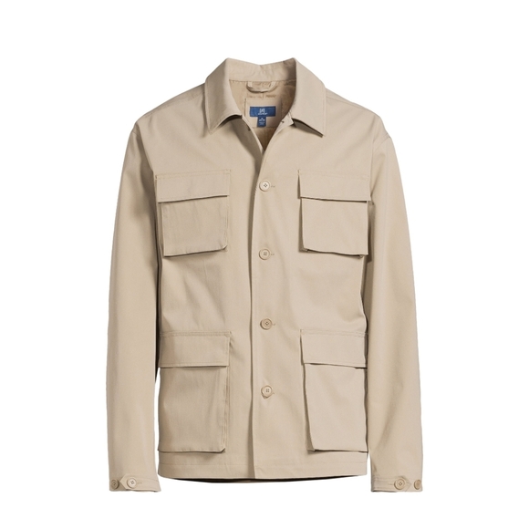 George Men’s Size S (34-36) Utility Jacket Stonewash